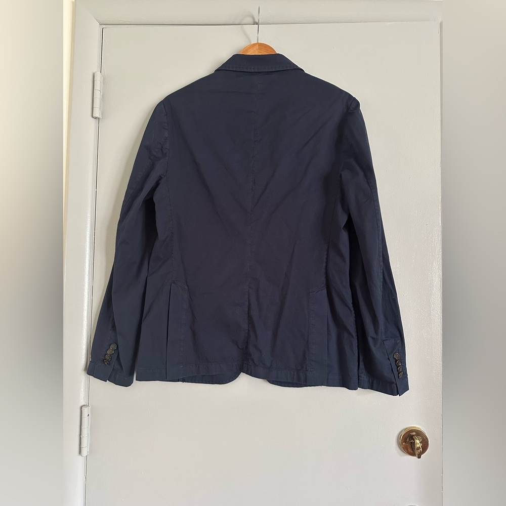 Men's MICHAEL KORS Navy Blue Cotton + Jacket Blazer Tagged 38R NWT NEW WOW! - Picture 10 of 16